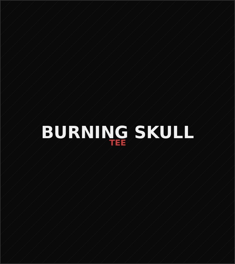 Burning Skull Tee