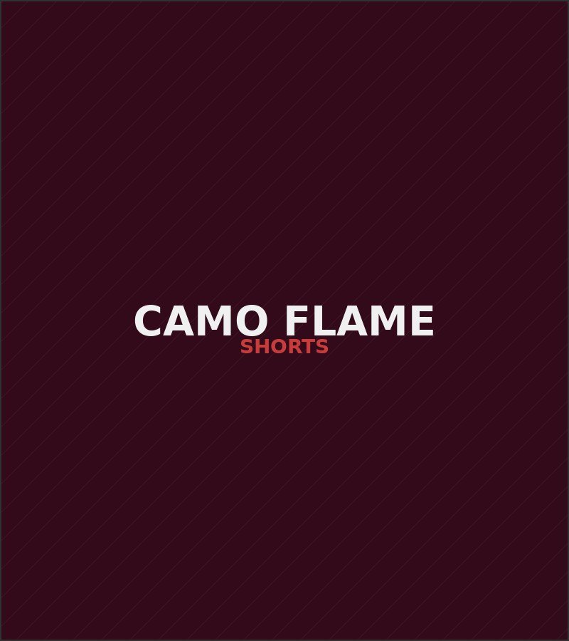 Camo Flame Shorts