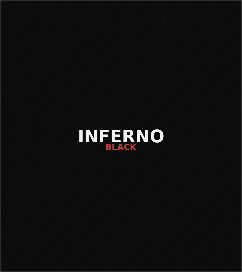 Inferno Black Zip Hoodie